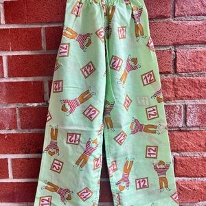 Vintage Kids Pyjama Pants Elastic Waist